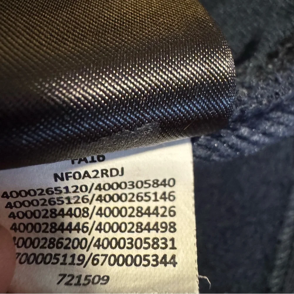 The North Face Dark Blue Men's zip up